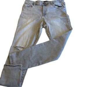 Kut from the Kloth Charcoal High Rise Skinny Jeans   Size 16